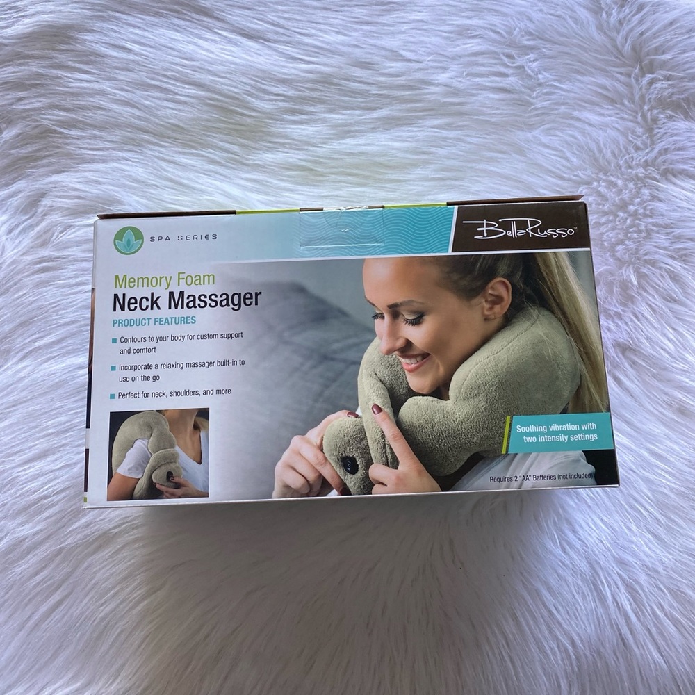 NEW in Box-Bella Russo Memory Foam Neck Massager, Spa Series